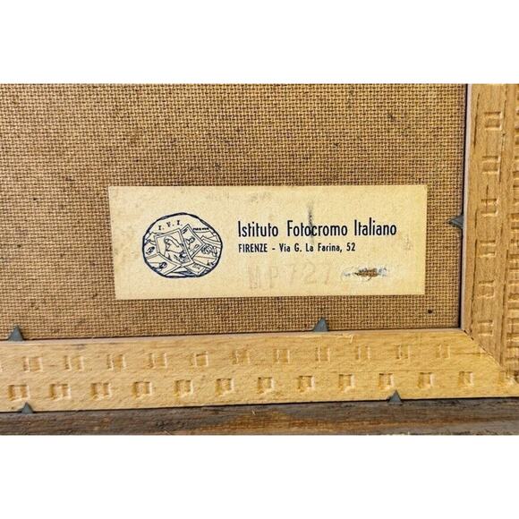 Vintage Framed Design‎ Toscano Portrait of Battista Sforza, 1466: Medium 1952- - Picture 16 of 16